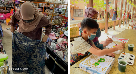 Pengalaman Mewarna Batik di Natural Batik Village Balok